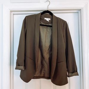 H&M dark olive women’s blazer